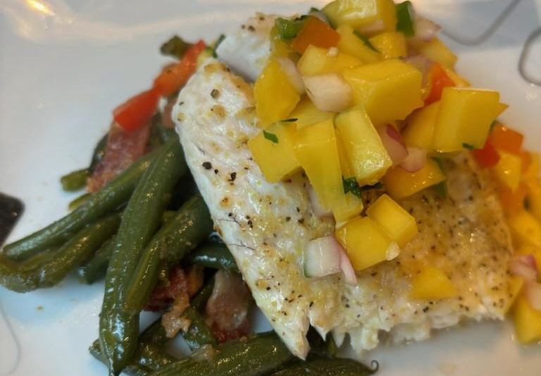 lemon pepper flounder