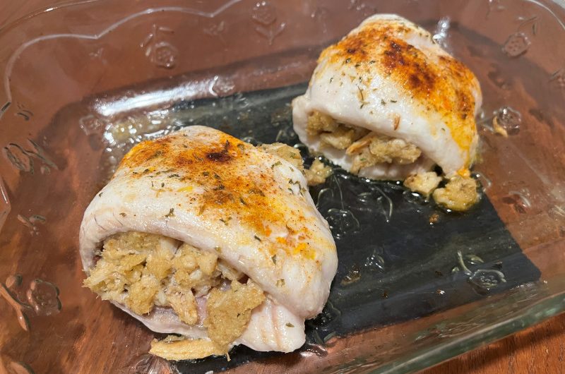 Crabmeat Stuffed Flounder