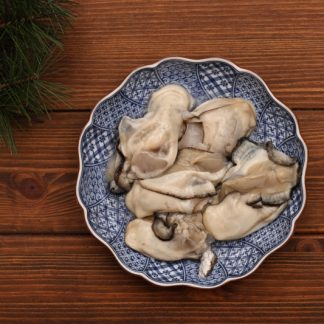 fresh shucked oysters