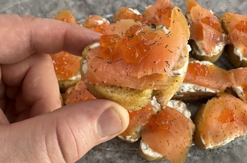 Smoked Salmon Crostini